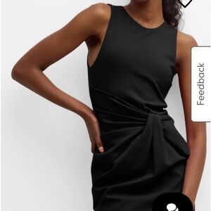 NWT Emporio Armani Twisted Crepe MidiDress